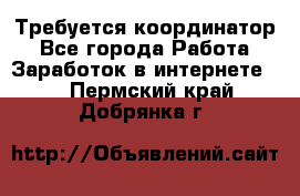 Требуется координатор - Все города Работа » Заработок в интернете   . Пермский край,Добрянка г.